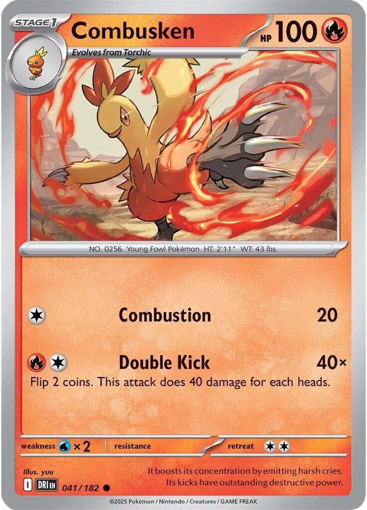 Combusken (041/182) [Scarlet & Violet: Destined Rivals] | Chromatic Games