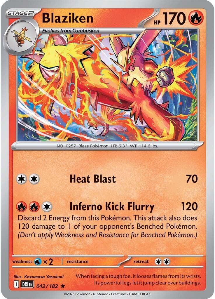 Blaziken (042/182) [Scarlet & Violet: Destined Rivals] | Chromatic Games
