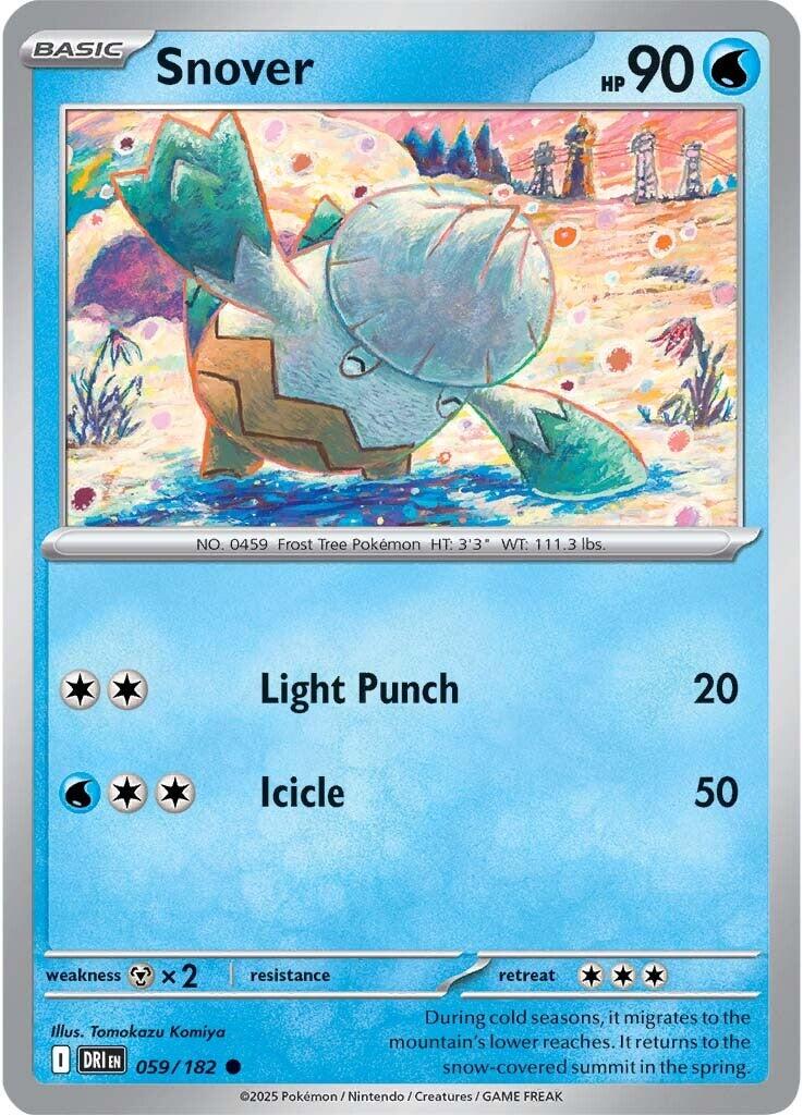 Snover (059/182) [Scarlet & Violet: Destined Rivals] | Chromatic Games