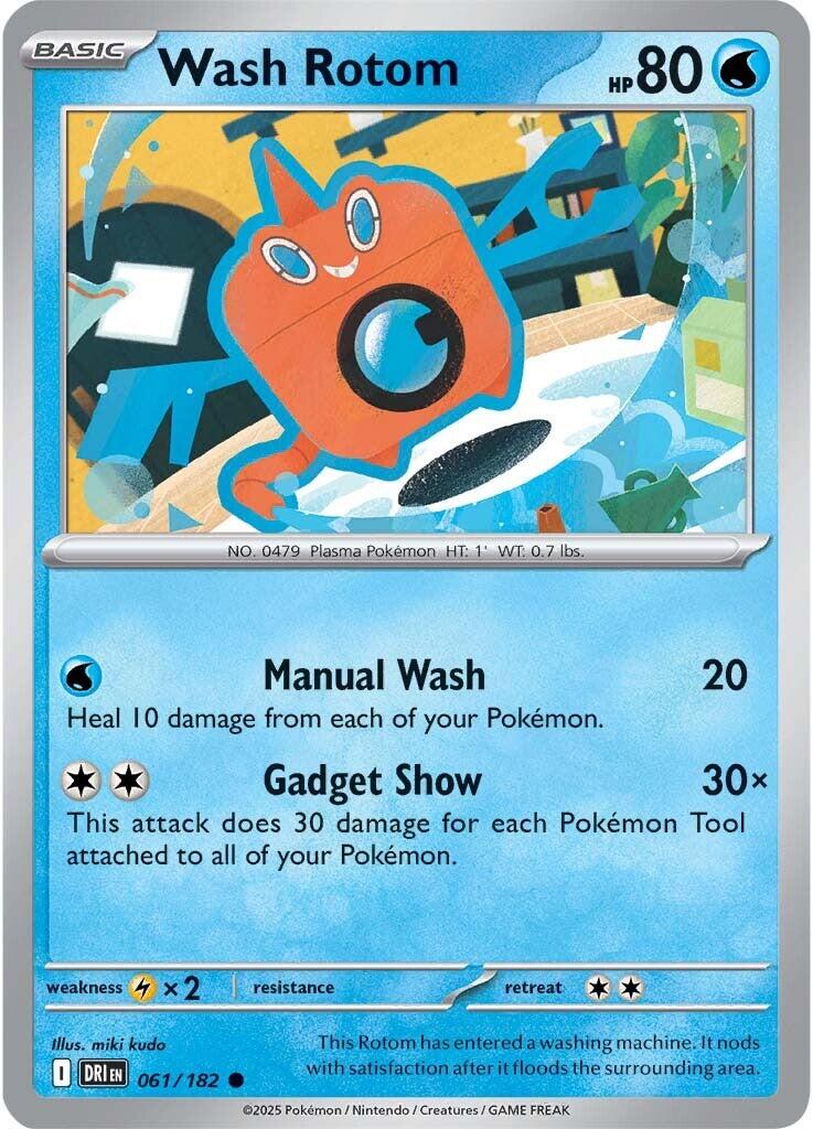 Wash Rotom (061/182) [Scarlet & Violet: Destined Rivals] | Chromatic Games