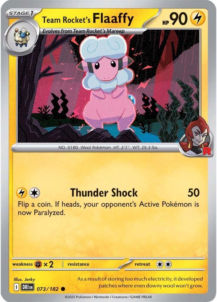 Team Rocket's Flaaffy (073/182) [Scarlet & Violet: Destined Rivals] | Chromatic Games