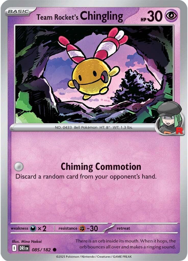 Team Rocket's Chingling (085/182) [Scarlet & Violet: Destined Rivals] | Chromatic Games