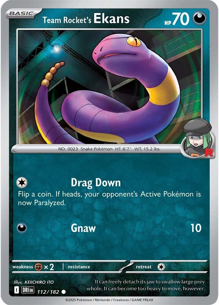 Team Rocket's Ekans (112/182) [Scarlet & Violet: Destined Rivals] | Chromatic Games