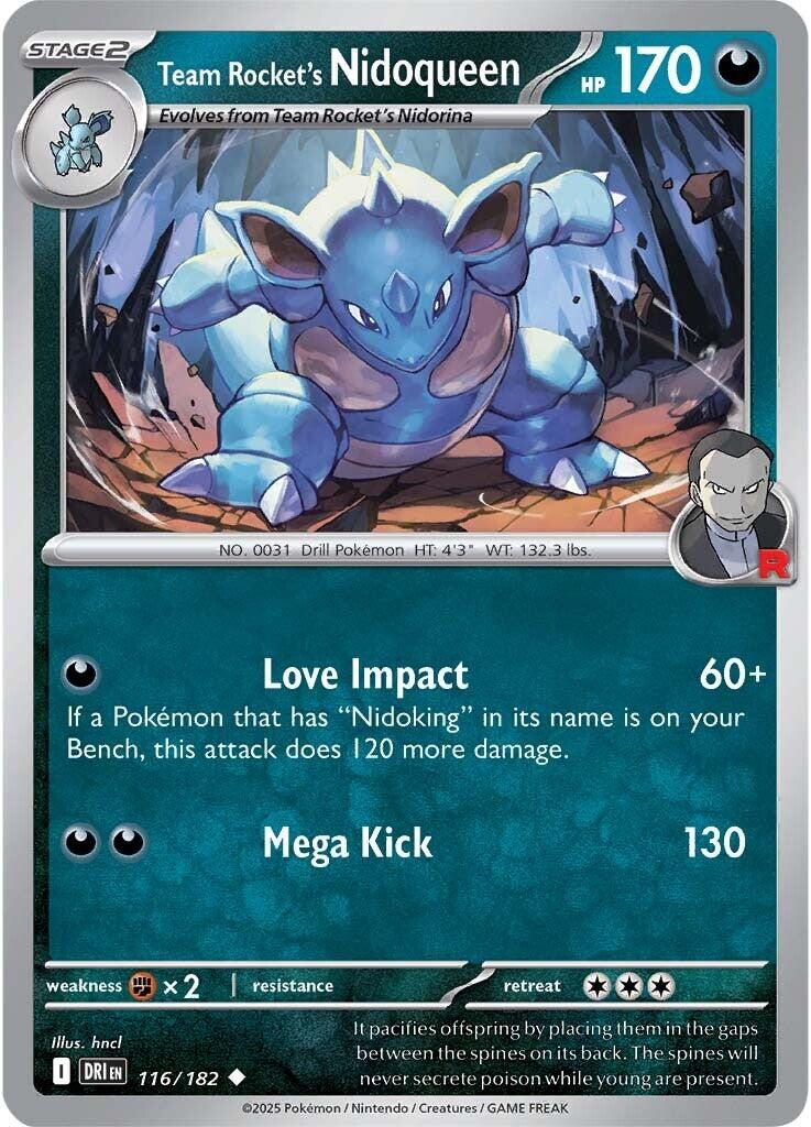 Team Rocket's Nidoqueen (116/182) [Scarlet & Violet: Destined Rivals] | Chromatic Games