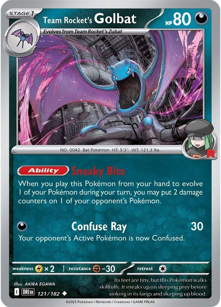 Team Rocket's Golbat (121/182) [Scarlet & Violet: Destined Rivals] | Chromatic Games