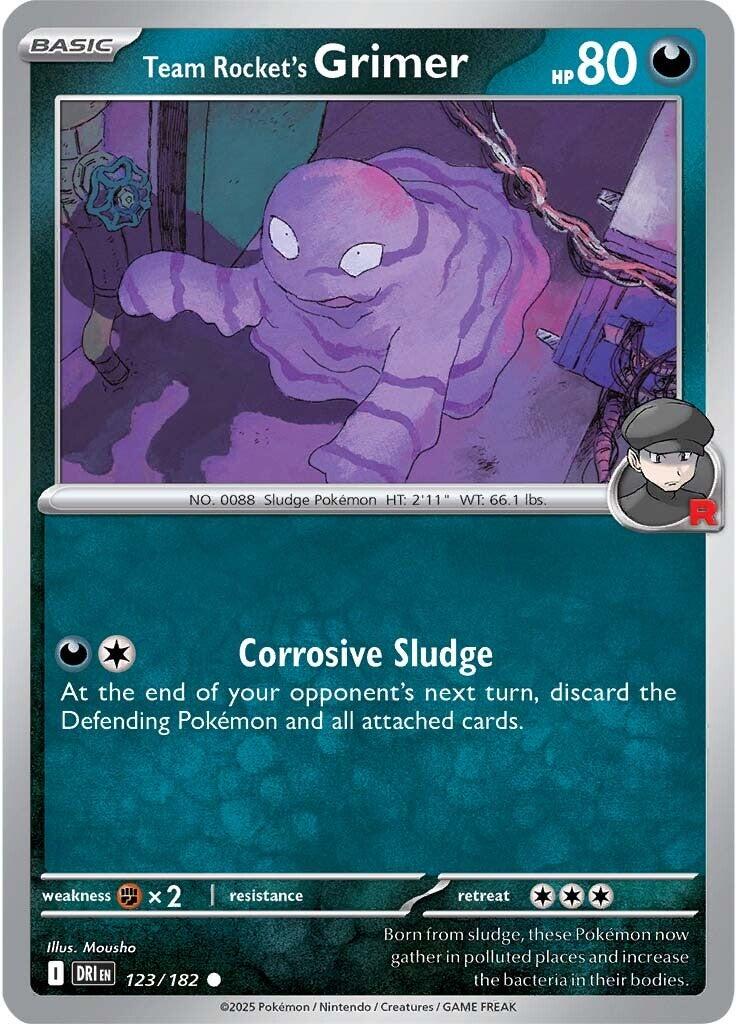 Team Rocket's Grimer (123/182) [Scarlet & Violet: Destined Rivals] | Chromatic Games