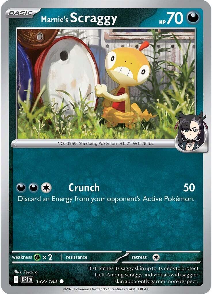 Marnie's Scraggy (132/182) [Scarlet & Violet: Destined Rivals] | Chromatic Games