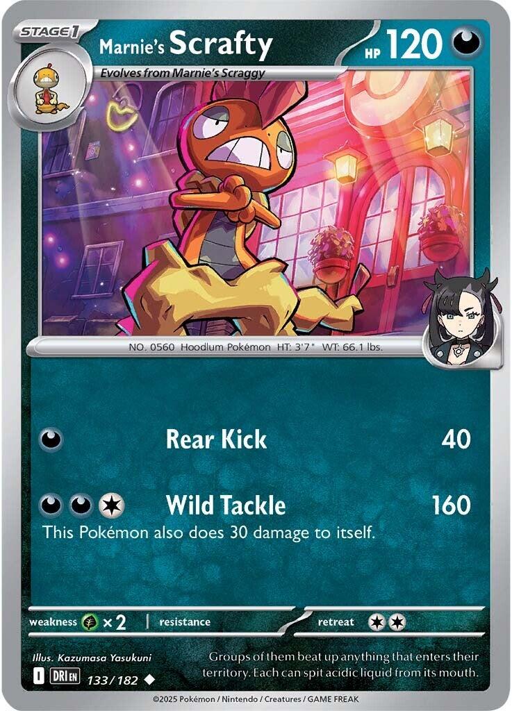 Marnie's Scrafty (133/182) [Scarlet & Violet: Destined Rivals] | Chromatic Games
