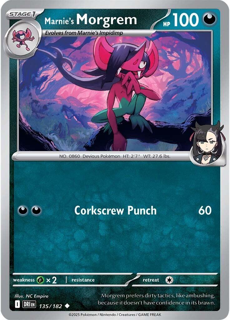 Marnie's Morgrem (135/182) [Scarlet & Violet: Destined Rivals] | Chromatic Games