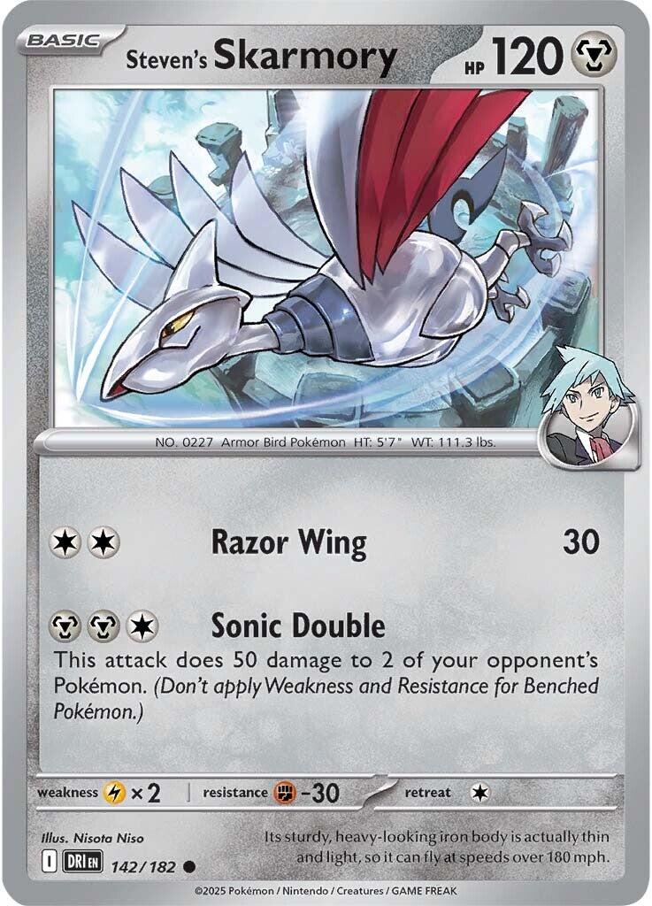 Steven's Skarmory (142/182) [Scarlet & Violet: Destined Rivals] | Chromatic Games