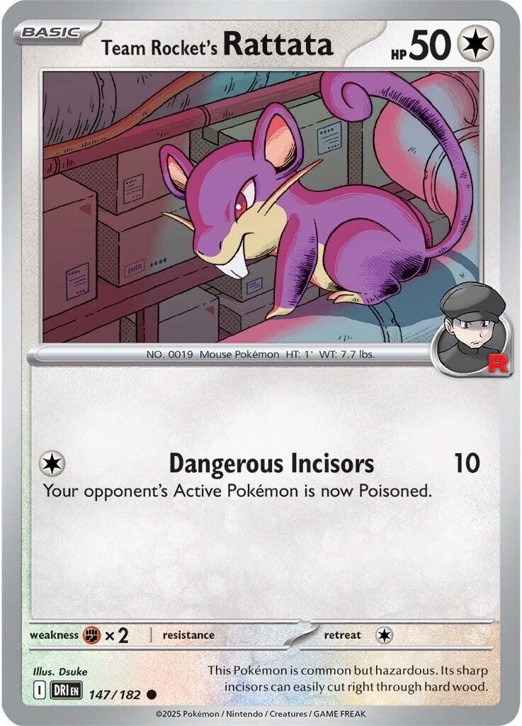 Team Rocket's Rattata (147/182) [Scarlet & Violet: Destined Rivals] | Chromatic Games