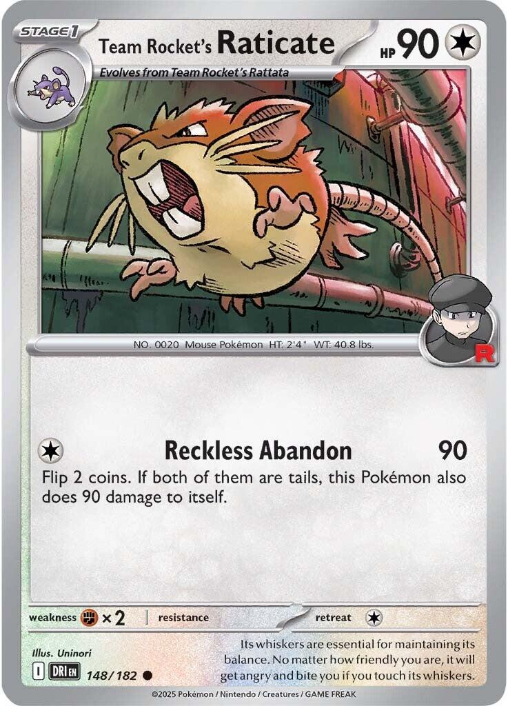 Team Rocket's Raticate (148/182) [Scarlet & Violet: Destined Rivals] | Chromatic Games