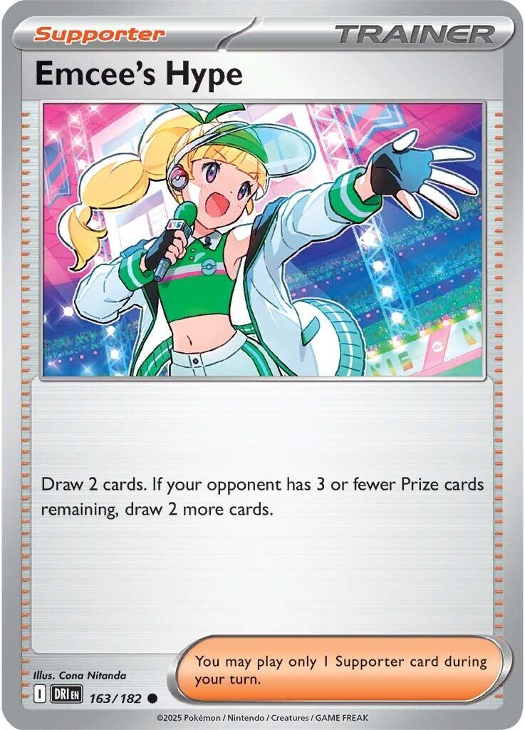 Emcee's Hype (163/182) [Scarlet & Violet: Destined Rivals] | Chromatic Games
