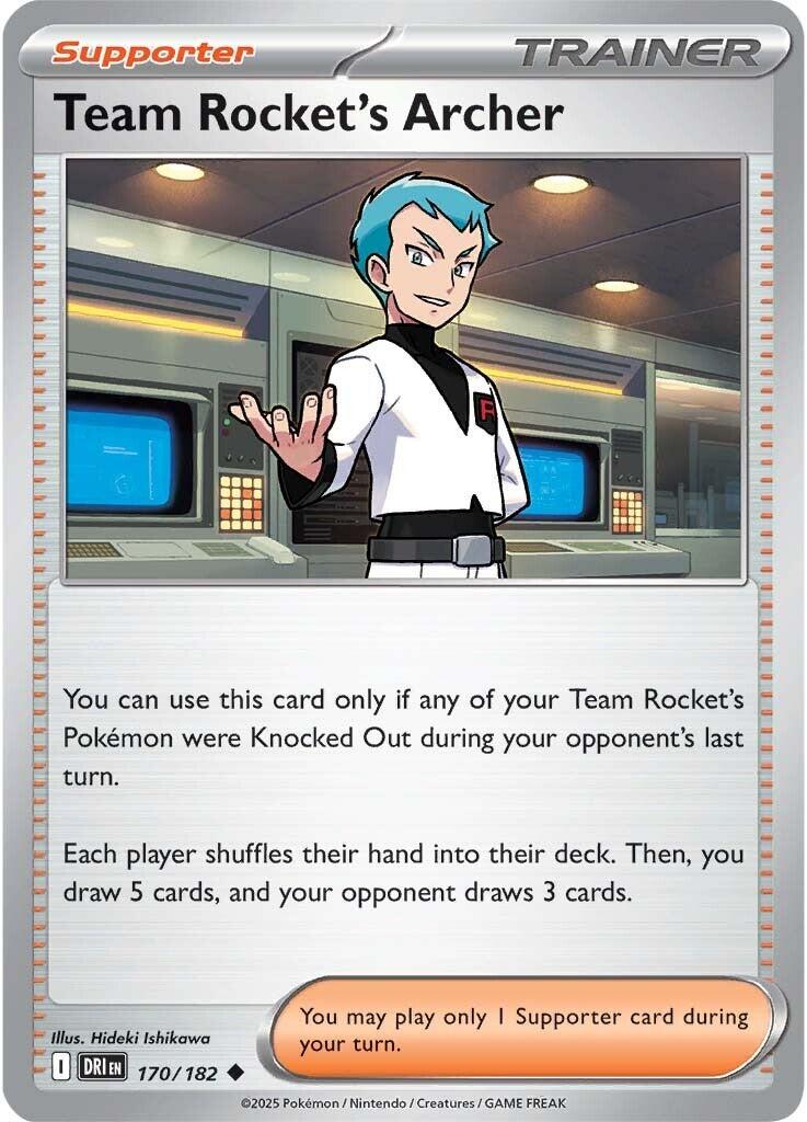 Team Rocket's Archer (170/182) [Scarlet & Violet: Destined Rivals] | Chromatic Games