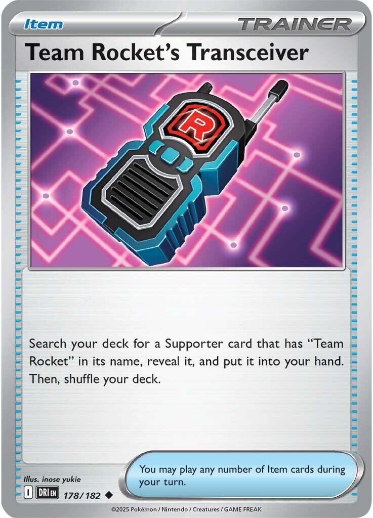 Team Rocket's Transceiver (178/182) [Scarlet & Violet: Destined Rivals] | Chromatic Games
