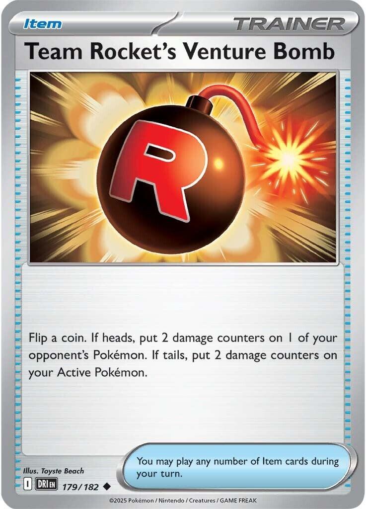 Team Rocket's Venture Bomb (179/182) [Scarlet & Violet: Destined Rivals] | Chromatic Games