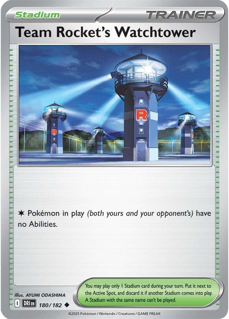 Team Rocket's Watchtower (180/182) [Scarlet & Violet: Destined Rivals] | Chromatic Games
