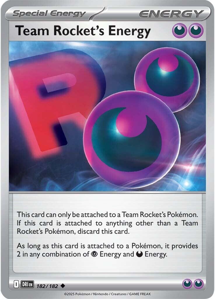 Team Rocket's Energy (182/182) [Scarlet & Violet: Destined Rivals] | Chromatic Games