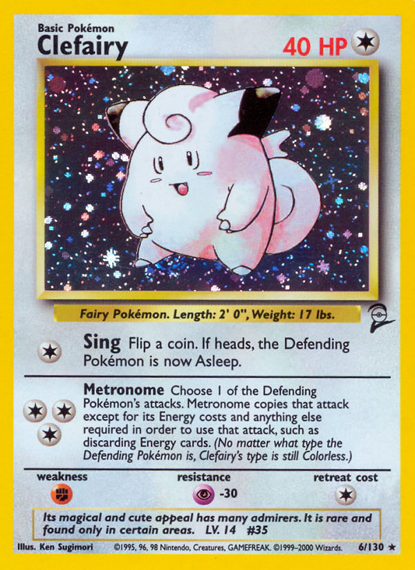 Clefairy (6/130) [Base Set 2] | Chromatic Games