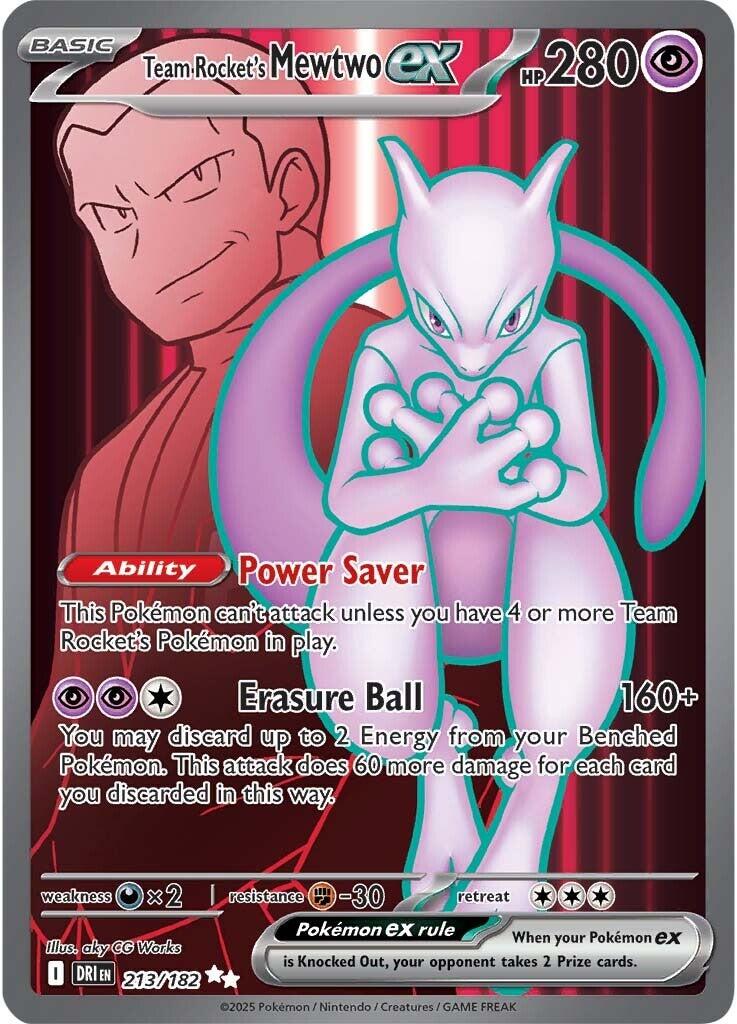 Team Rocket's Mewtwo ex (213/182) [Scarlet & Violet: Destined Rivals] | Chromatic Games