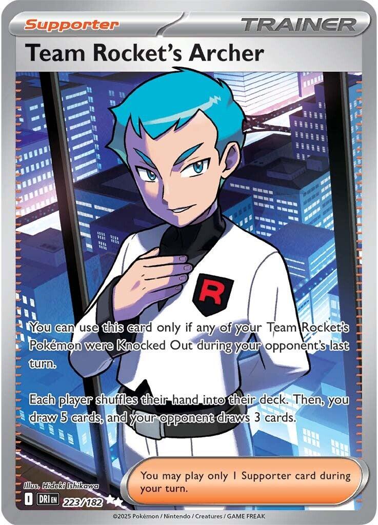 Team Rocket's Archer (223/182) [Scarlet & Violet: Destined Rivals] | Chromatic Games