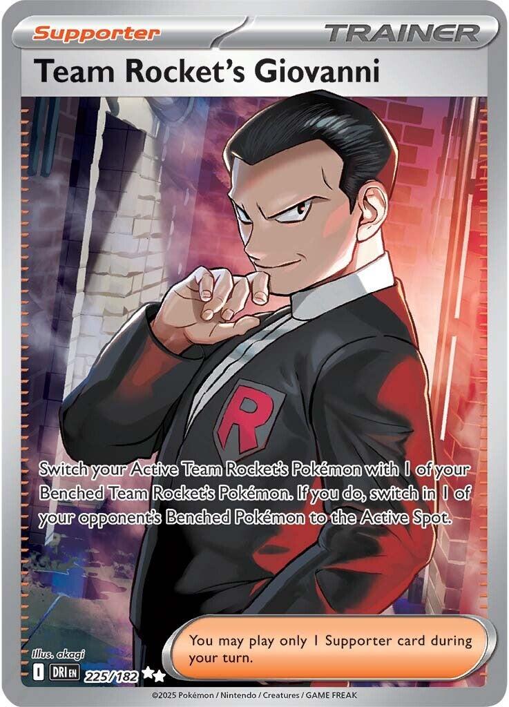 Team Rocket's Giovanni (225/182) [Scarlet & Violet: Destined Rivals] | Chromatic Games