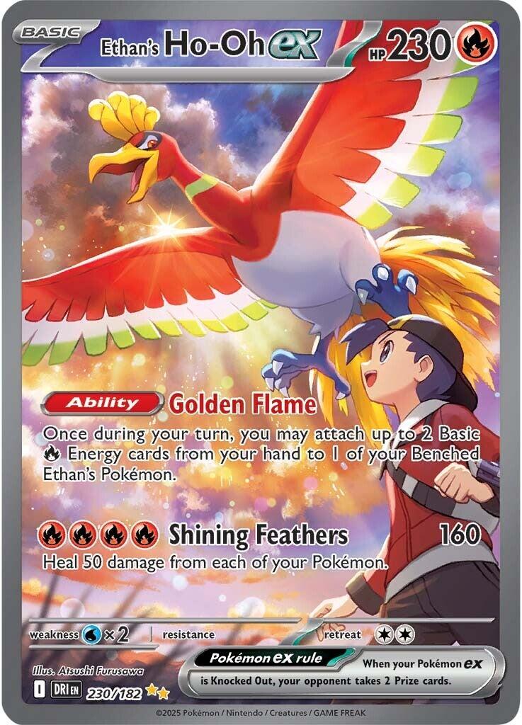 Ethan's Ho-Oh ex (230/182) [Scarlet & Violet: Destined Rivals] | Chromatic Games
