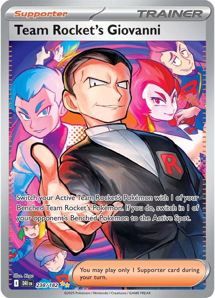 Team Rocket's Giovanni (238/182) [Scarlet & Violet: Destined Rivals] | Chromatic Games