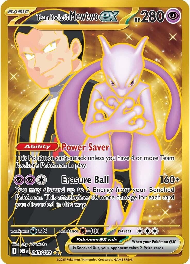 Team Rocket's Mewtwo ex (240/182) [Scarlet & Violet: Destined Rivals] | Chromatic Games