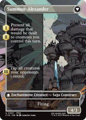 Crystal Fragments // Summon: Alexander (Borderless) [FINAL FANTASY] | Chromatic Games