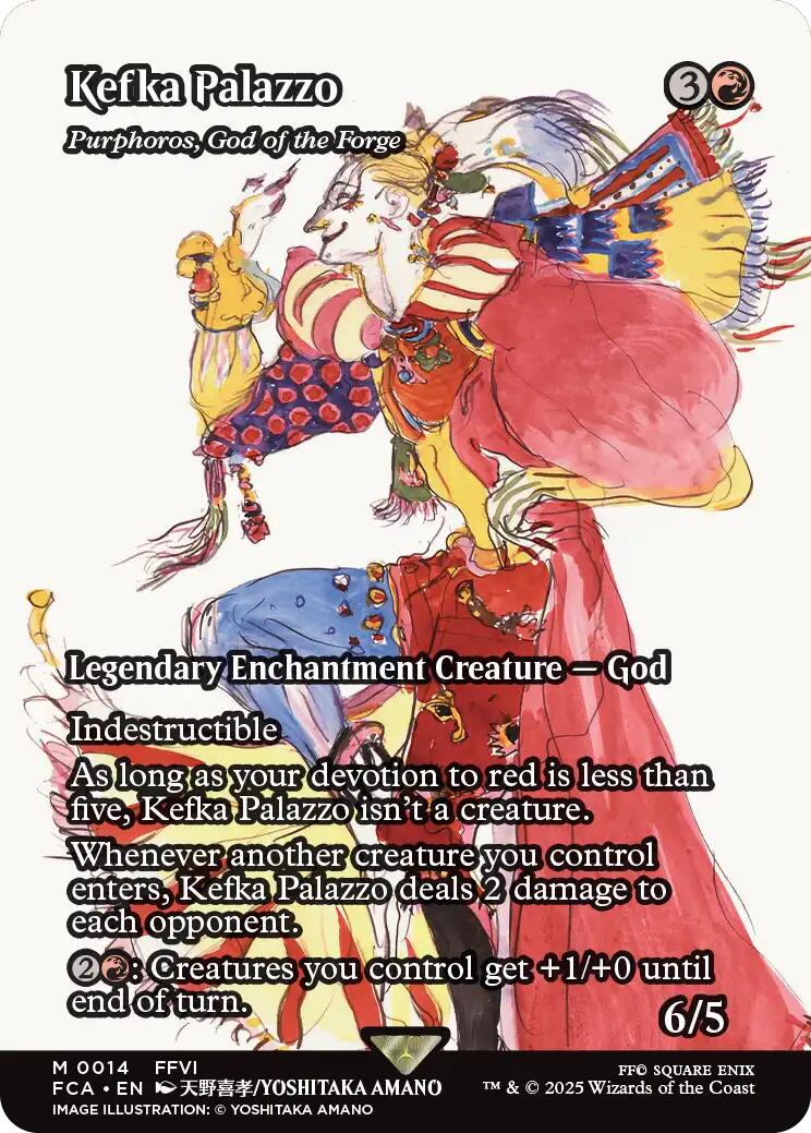 Kefka Palazzo - Purphoros, God of the Forge (Showcase) [FINAL FANTASY : Through the Ages] | Chromatic Games