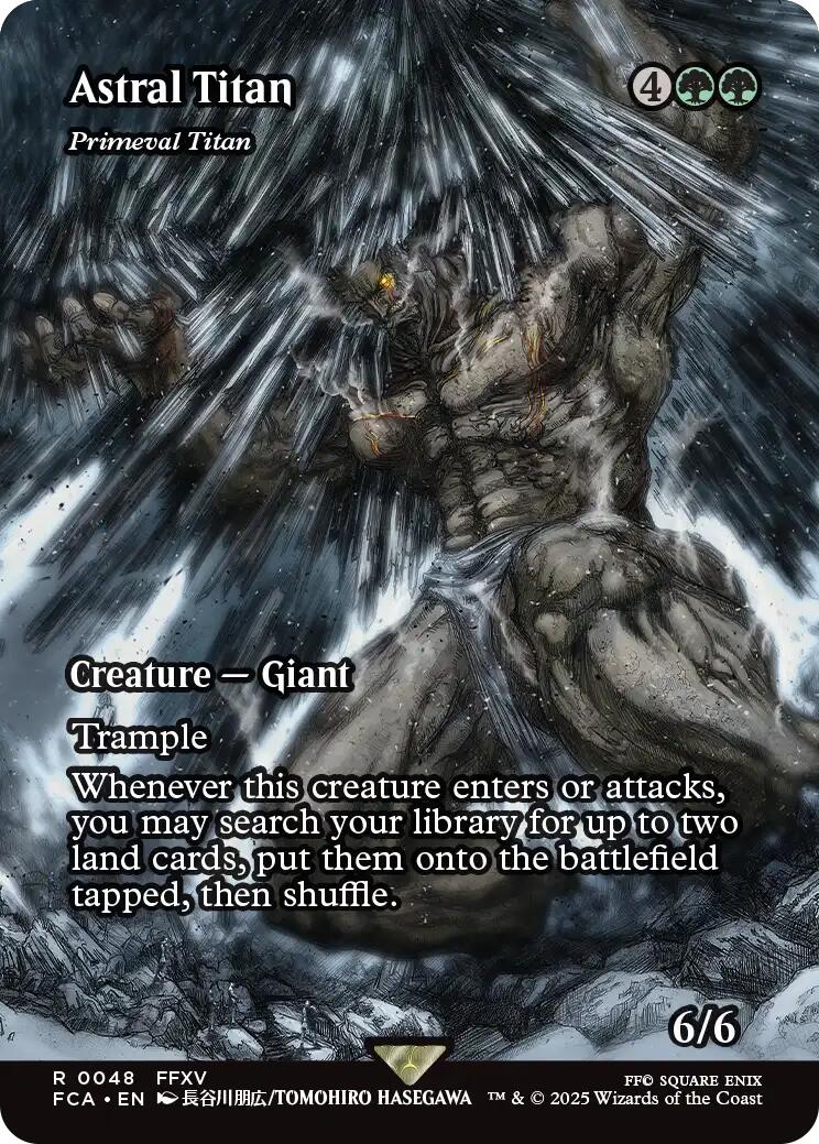 Astral Tiran - Primeval Titan (Showcase) [FINAL FANTASY : Through the Ages] | Chromatic Games