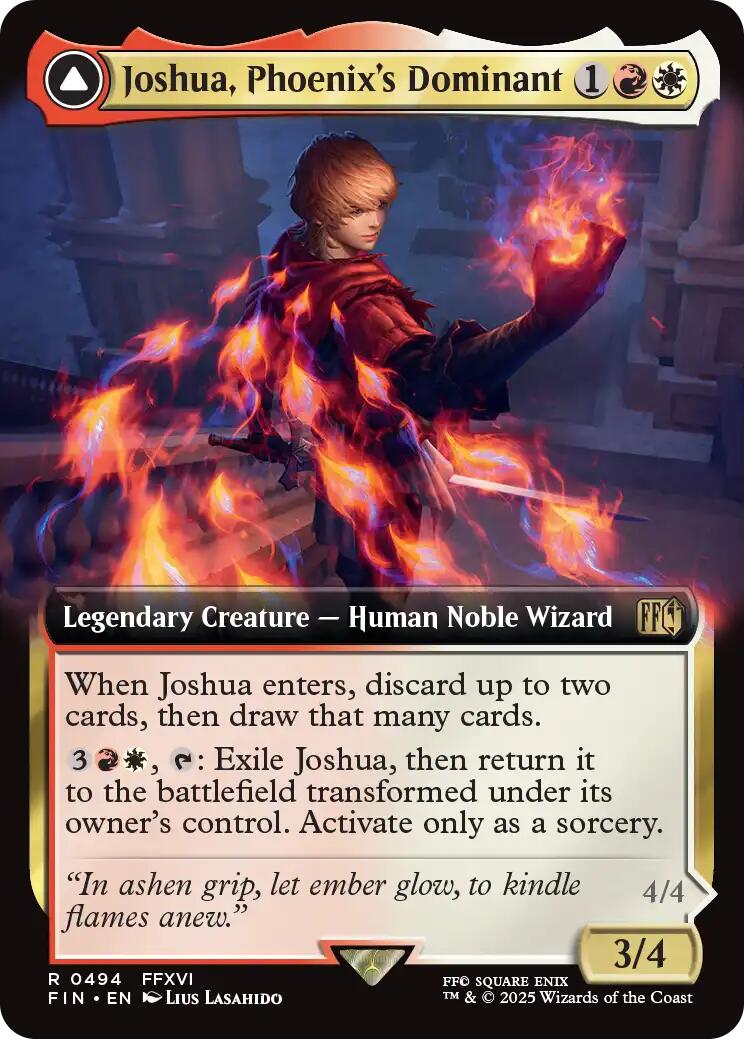 Joshua, Phoenix's Dominant (Extended Art) [FINAL FANTASY] | Chromatic Games