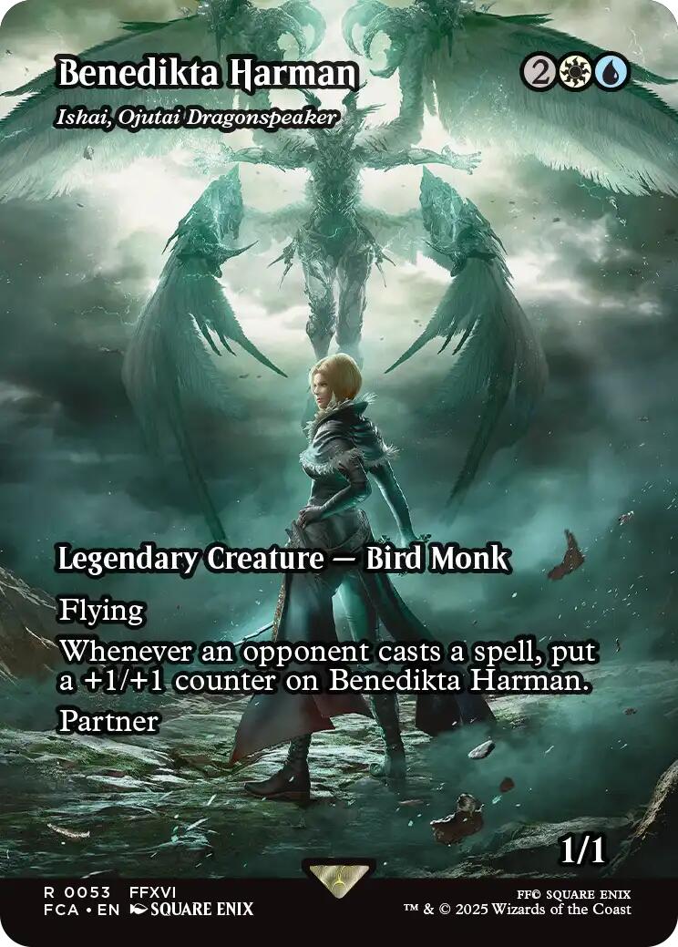 Benedikta Harman - Ishai, Ojutai Dragonspeaker (Showcase) [FINAL FANTASY : Through the Ages] | Chromatic Games