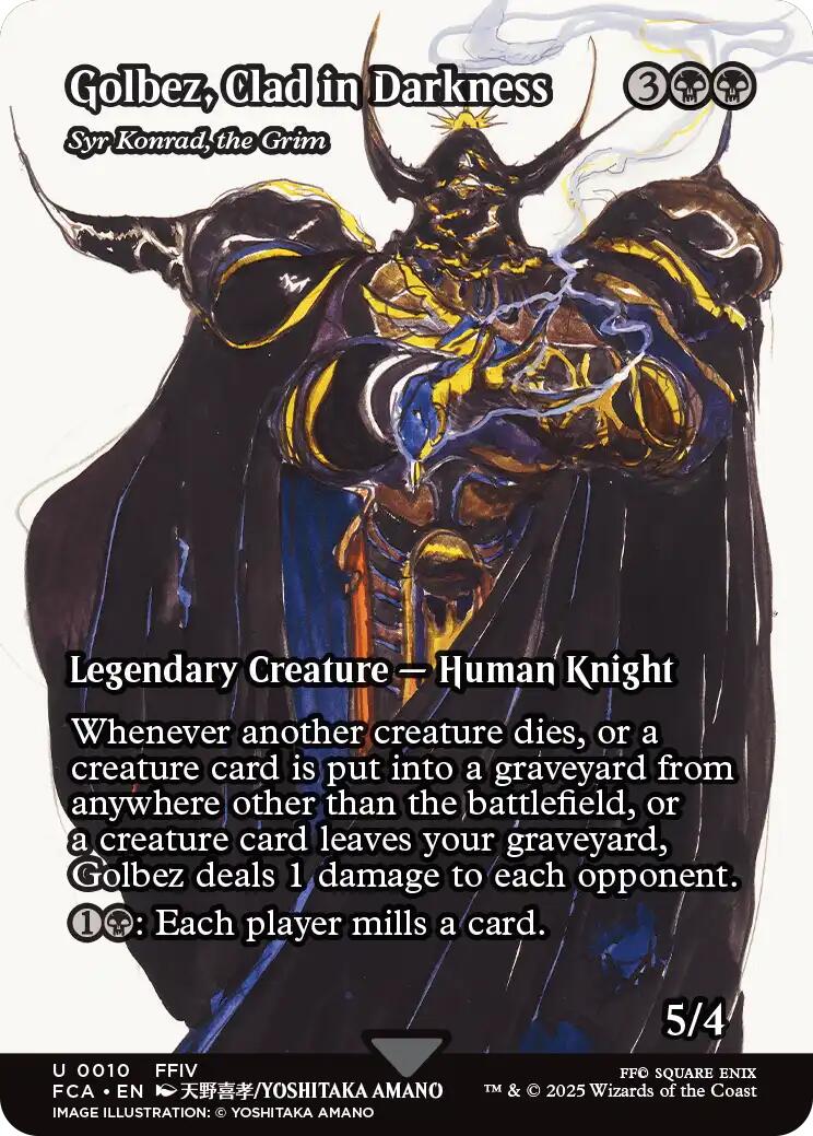 Golbez, Clad in Darkness - Syr Konrad, the Grim (Showcase) [FINAL FANTASY : Through the Ages] | Chromatic Games