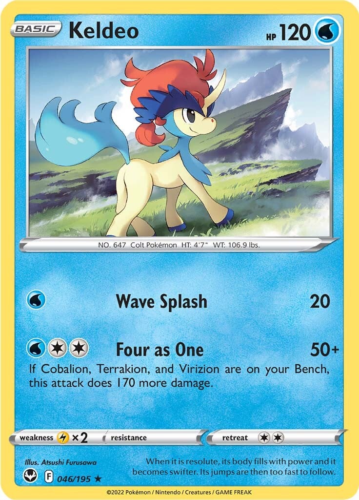 Keldeo (046/195) [Sword & Shield: Silver Tempest] | Chromatic Games