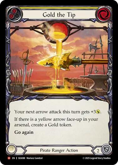 Gold the Tip [SEA088] (High Seas)  Rainbow Foil | Chromatic Games