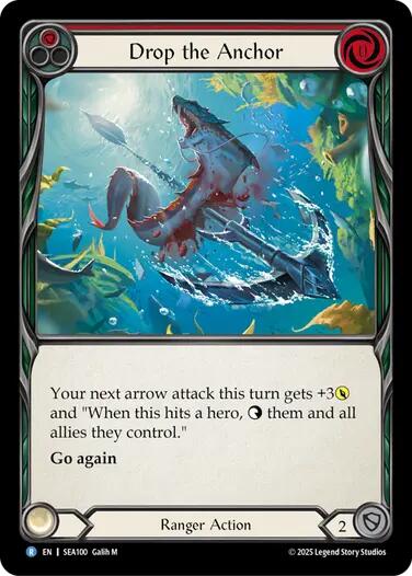 Drop the Anchor [SEA100] (High Seas)  Rainbow Foil | Chromatic Games