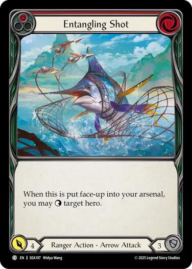 Entangling Shot [SEA107] (High Seas)  Rainbow Foil | Chromatic Games