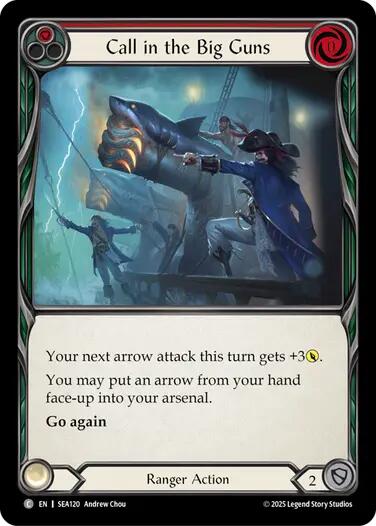 Call in the Big Guns (Red) [SEA120] (High Seas) | Chromatic Games