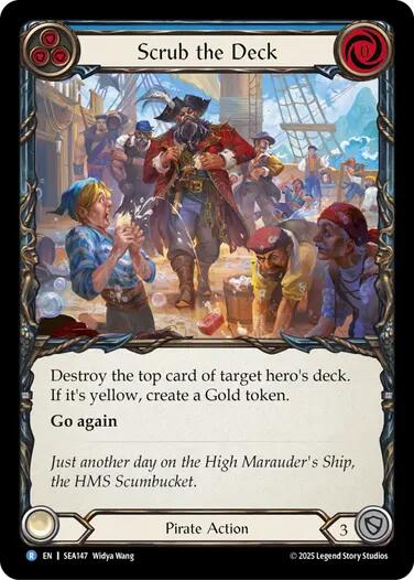 Scrub the Deck [SEA147] (High Seas)  Rainbow Foil | Chromatic Games