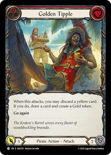 Golden Tipple (Red) [SEA159] (High Seas) | Chromatic Games