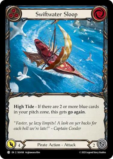 Swiftwater Sloop (Blue) [SEA168] (High Seas) | Chromatic Games