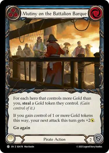 Mutiny on the Battalion Barque [SEA176] (High Seas)  Rainbow Foil | Chromatic Games
