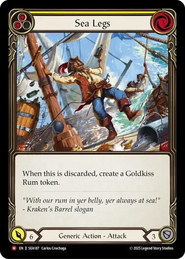 Sea Legs [SEA187] (High Seas)  Rainbow Foil | Chromatic Games