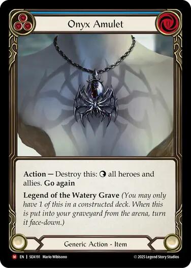 Onyx Amulet [SEA191] (High Seas) | Chromatic Games