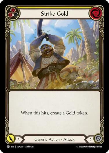Strike Gold (Yellow) [SEA230] (High Seas) | Chromatic Games