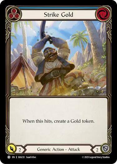 Strike Gold (Blue) [SEA231] (High Seas) | Chromatic Games