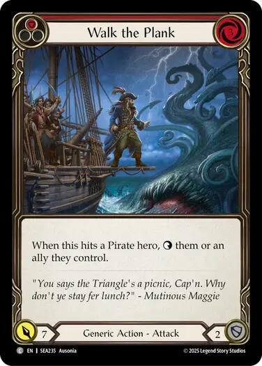 Walk the Plank (Red) [SEA235] (High Seas) | Chromatic Games