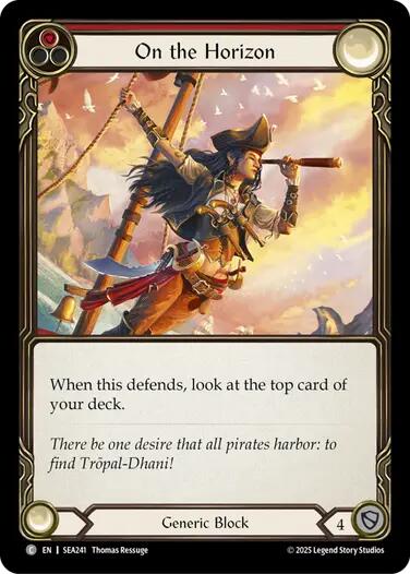 On the Horizon (Red) [SEA241] (High Seas) | Chromatic Games